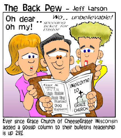 church cartoons for newsletters